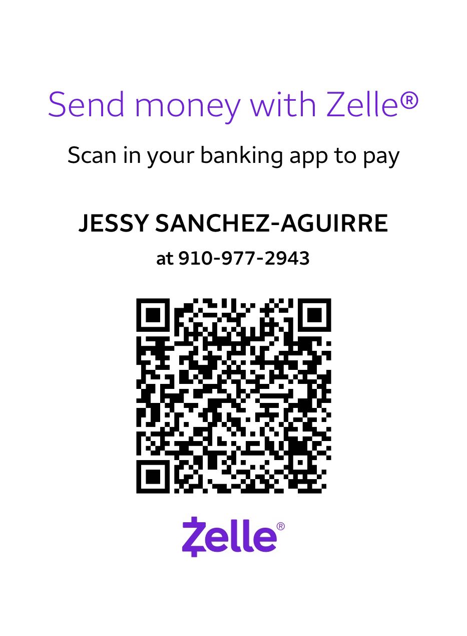Zelle QR code for Jessy Sanchez-Aguirre