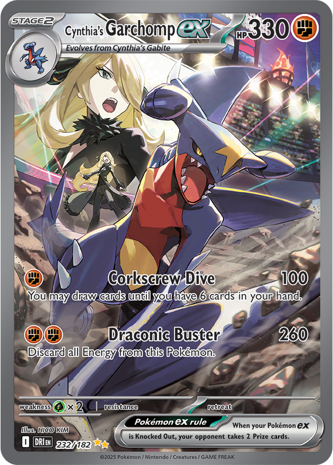Cynthia Garchomp Card
